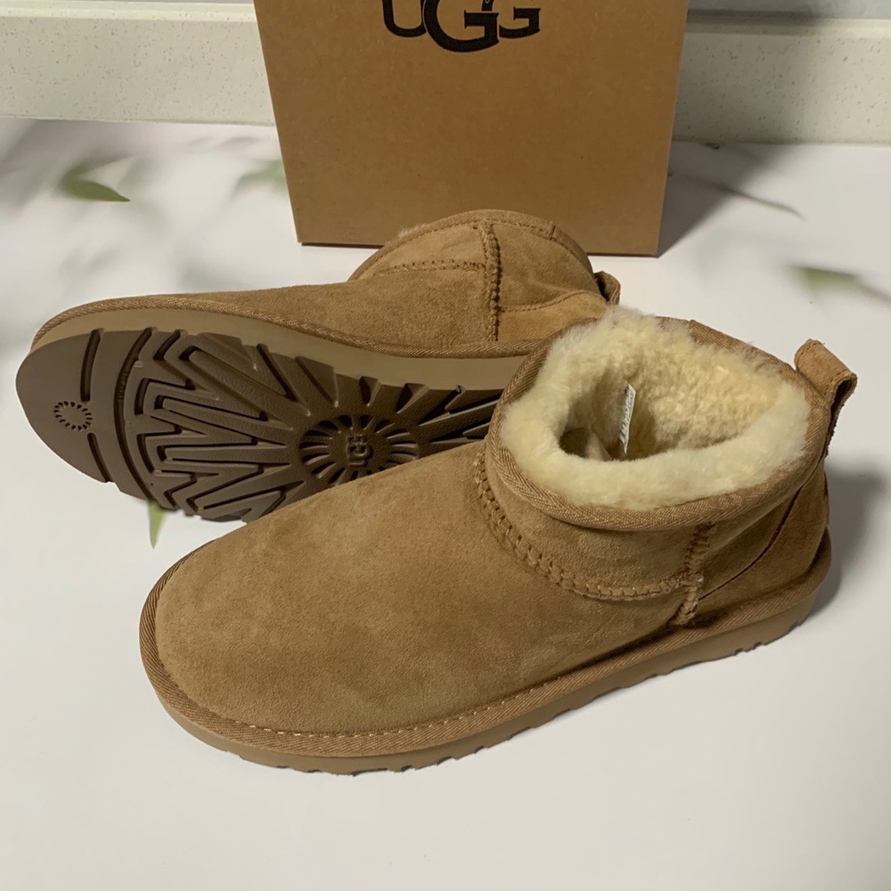 UGG Tan Platform Shoes